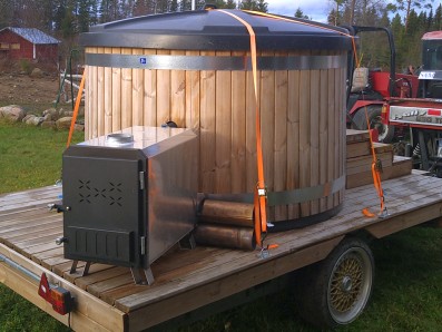 Paljukärry / Hot tub cart